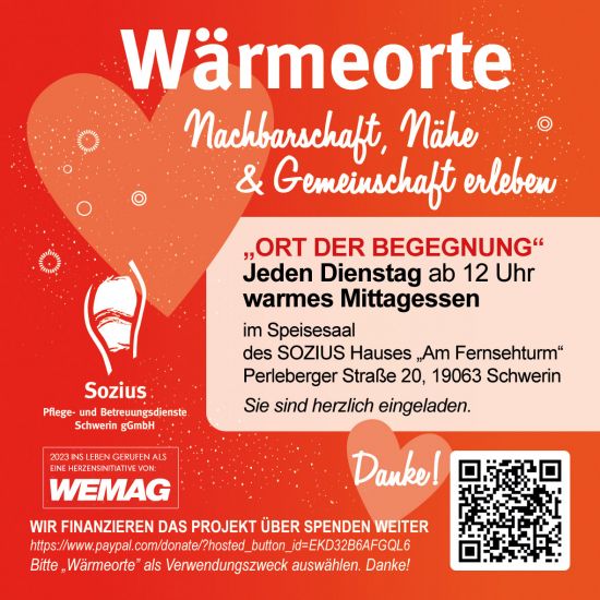 Wärmeort - Jeden Dienstag ab 12 Uhr